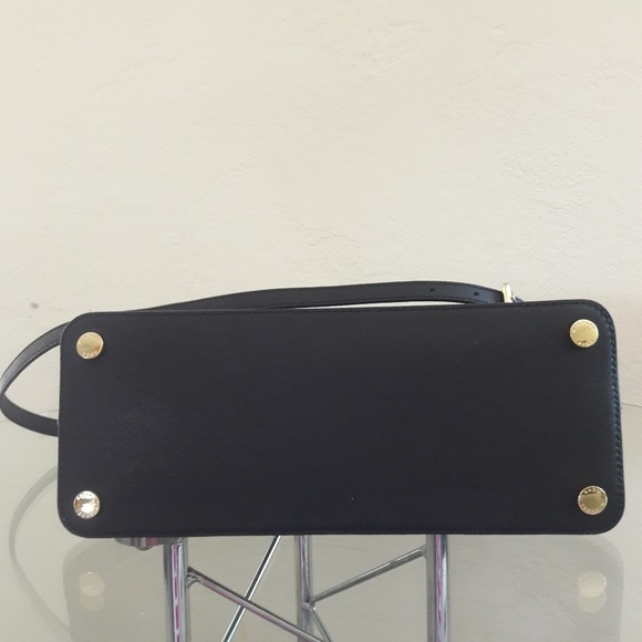 NWT MICHAEL KORS LEATHER CINDY LG DOME SATCHEL - Picture 10 of 11